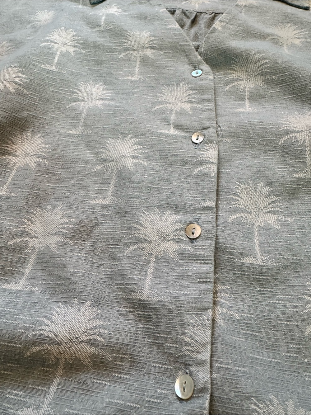Zara Vacation Vibes Dolman Button Up Top - Picture 3 of 7